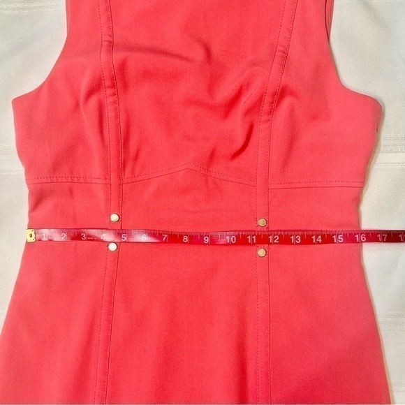 Calvin Klein Sheath Dress Sleeveless Belted Sz 10 EUC - Picture 10 of 14